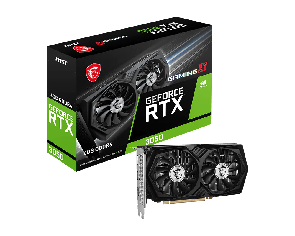 MSI GeForce RTX 3050 GAMING X 6G
